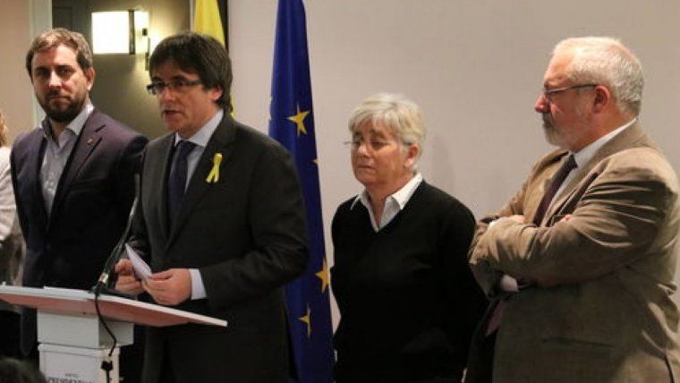 Carles Puigdemont i els consellers destituïts