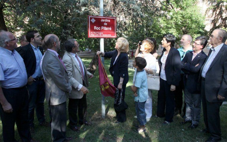 El metge lleidatà Roc Pifarré dóna nom als jardins de l’Arnau