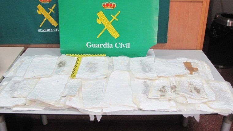 Els paquets de droga que han estat interceptats