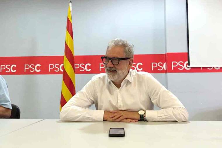 Fèlix Larrosa presenta la candidatura per encapçalar la llista del PSC a Lleida