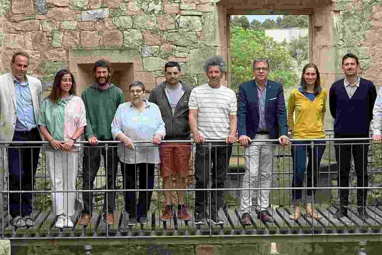 Imatge de la presentació del projecte a la Vall del Corb