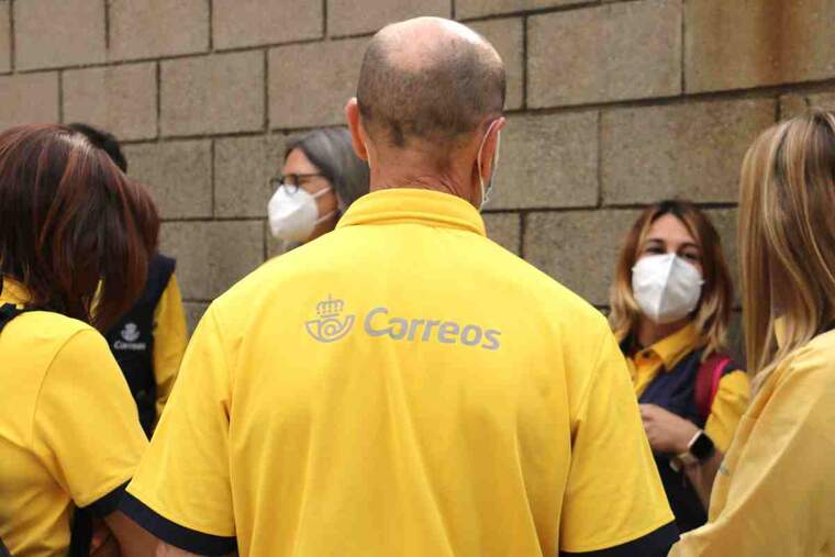 Imatge de treballadors de Correos