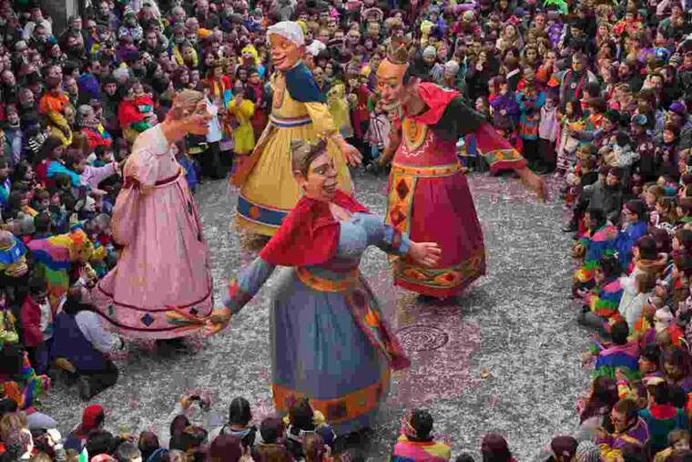 Imatge dels gegants de Solsona