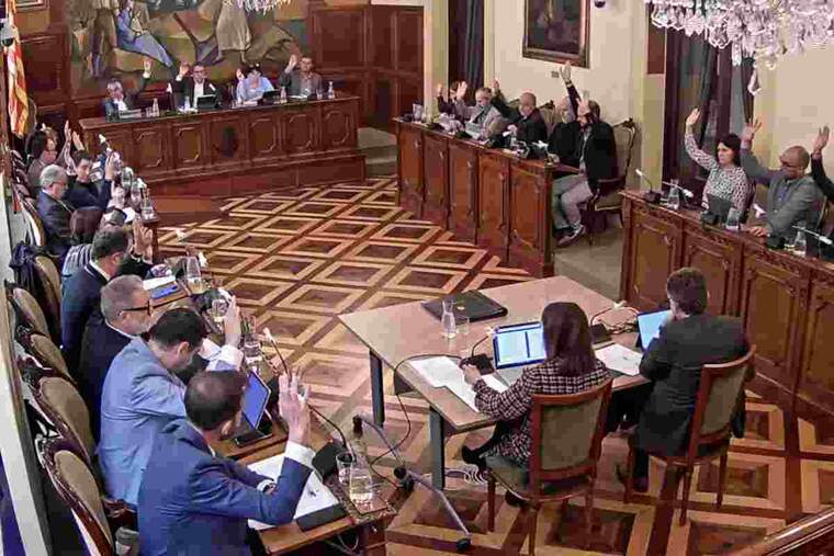 Imatge d'un ple de la Diputació de Lleida