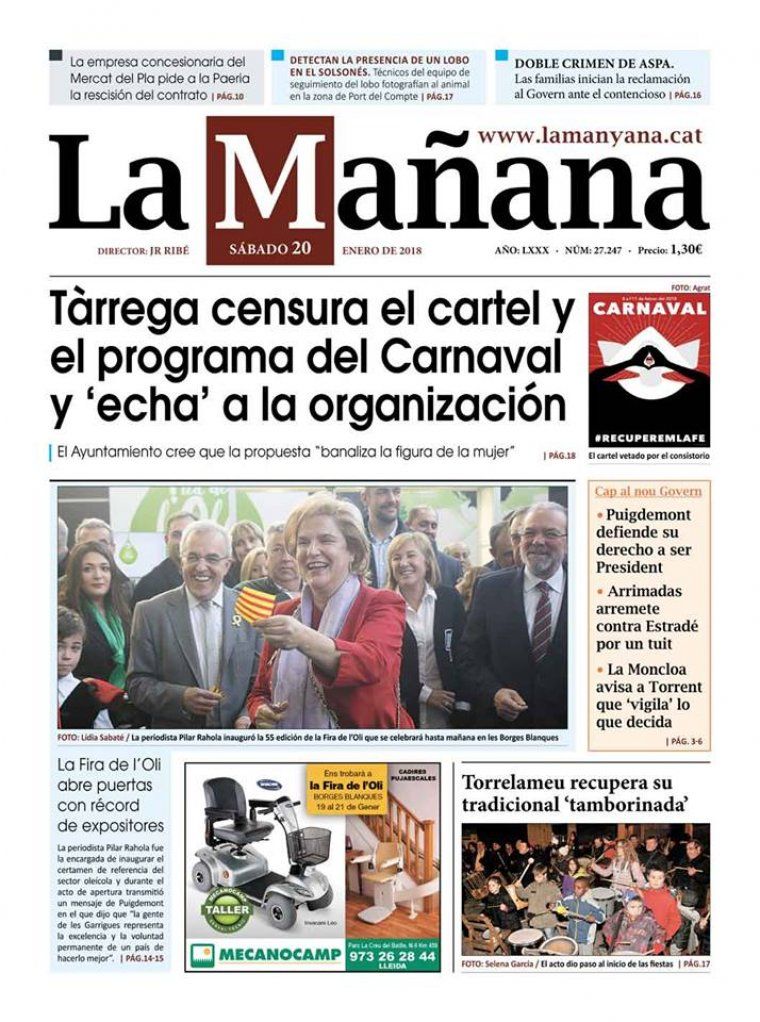 La Mañana, 20 de gener del 2018