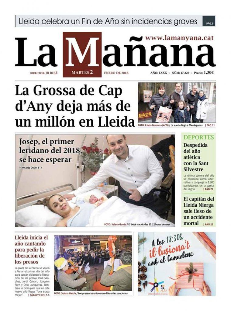 La Manyana, dia 2 de gener