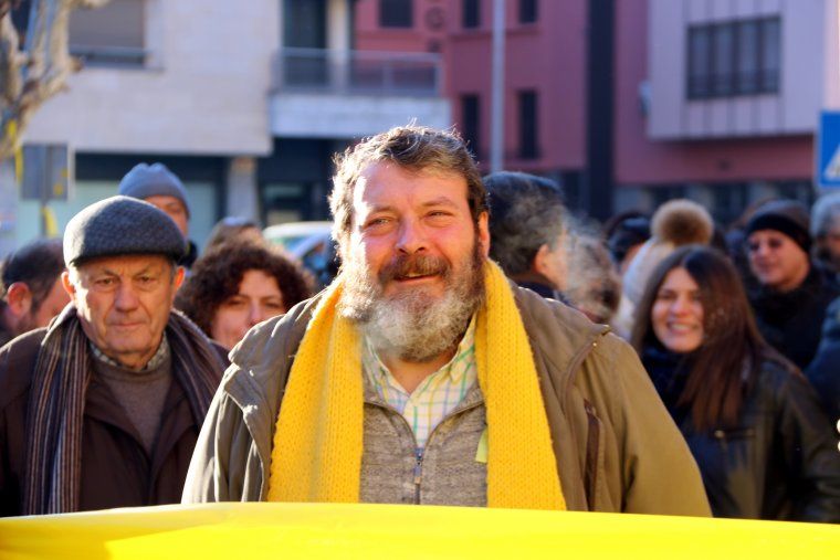 Primer pla de Manel Riu, el professor de Tremp